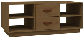vidaXL Salontafel 100x50x41 cm massief grenenhout honingbruin