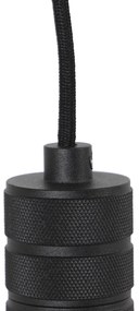Eettafel / Eetkamer Hanglamp zwart met stekker incl. PS160 goud dimbaar- Cavalux Design, Modern Minimalistisch Binnenverlichting Lamp