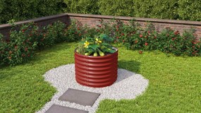 Vitavia Verhoogd Zaaibed Vita Round 630 - Robijnrood - 63cm