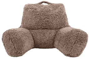 Teddy Fleece Chill Kussen - Mocha