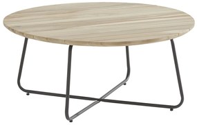 4 Seasons Outdoor Axel salontafel Ø 90 cm  Loungetafel    houtkleur weerbestendig