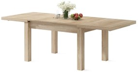 ROYAL sonoma eiken, eettafel, uitschuifbaar