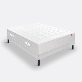 Ensemble matras met veren l'Escapade + beddenbodem