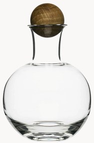 Mondgeblazen kruidenflessen Eden met houten deksel, 2-delig