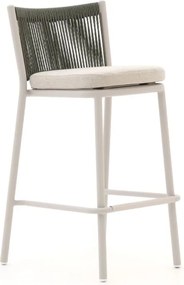 Barkruk tuin | Manifesto  Idro | Wicker (vlechtwerk) | Groen | Tuinstoel | Stapelbaar | Kees Smit Tuinmeubelen