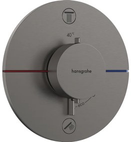 Hansgrohe Showerselect Comfort S thermostaat - inbouw - 2 functies - black chrome 15554340