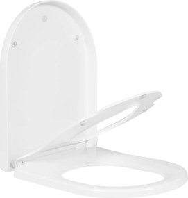 Saqu Touch Double toiletbril met kinderzitje, softclose en quickrelease 33,1x45,4 x4,7cm wit