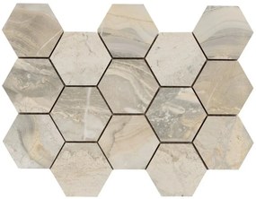 Jabo Luxury Beige hexagon mozaïek 33x23cm