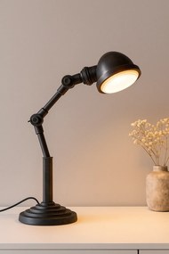 Nano Bureaulamp Antiek Zwart