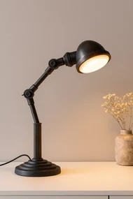 Nano Bureaulamp Antiek Zwart