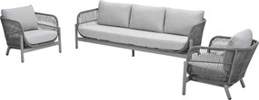 Garden Impressions Luzia loungeset 3-delig - taupe - grey sand