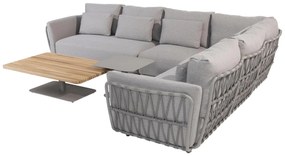 4 Seasons Outdoor Evolve hoekbank XL SALE  Loungebank    antraciet weerbestendig