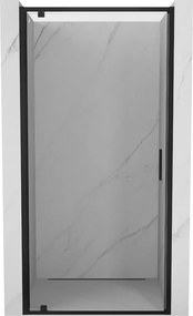 Mexen Exo douchedeur draaibaar 85 cm, transparant, zwart - 8181-085-000-70-00