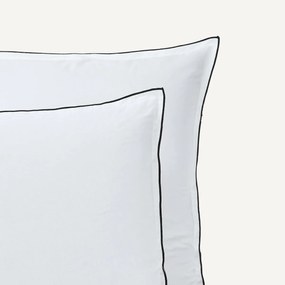 Kussensloop in gewassen voilekatoen, Gypse