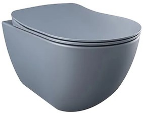 Creavit Hangend Toilet - 35.3x51cm - RVS Bidetsproeier - spoelrandloos - mat basalt FE322-00BM00E-0005