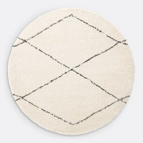 Rond vloerkleed in berber stijl, Fatouh