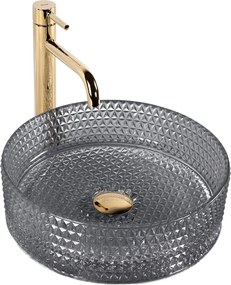 Opzetwastafel REA Cristal 35 Black