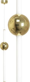 Hangende Plafondlamp Lang LED Goud Wit APP476-CP