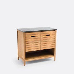 Badkamermeubel Saturne, Acacia, 90 cm