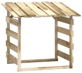 vidaXL Pergola met dak 100x90x100 cm geïmpregneerd grenenhout