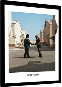 Ingelijste poster Pink Floyd - Burning
