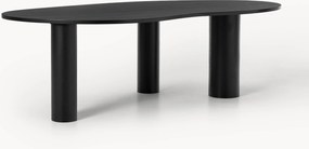 Eettafel Naruto van eikenhout in organische vorm, in verschillende formaten