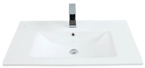 Sanicare Q6 badkamermeubel met 3 laden 80 cm schots-eiken