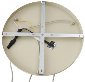 Japandi hanglamp beige met stoffen kap 3-lichts - Bida