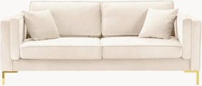 Bank Luis (3-zits) met fluweel effect, B 200 cm