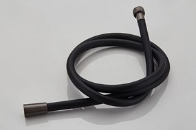 Saniclear Iron Pro glijstangset met staafhanddouche verouderd ijzer - gunmetal
