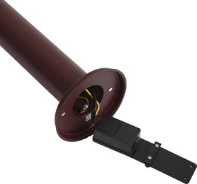 Moderne buitenlamp donker rood 50cm IP44 - Gleam