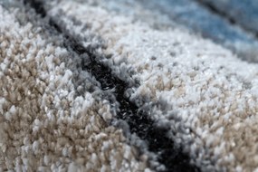 Tapijt modern COZY 8876 Rio - Structureel,  twee poolhoogte , blauw