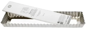 Taartvorm, gerecycled rvs, losse bodem, 35 cm x 11 cm