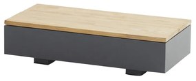 4 Seasons Outdoor Ibiza teak platform/zijtafel 84 x 40 cm  Bijzettafel    houtkleur weerbestendig