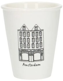 Gevel mok, Amsterdam Bilderdijk, porselein