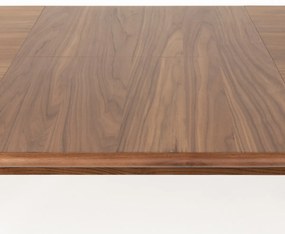 Zuiver Twist Oval Walnut Uitschuifbare Eettafel Walnoot 185-240 Cm - 90 X 185cm.