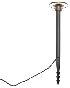 Moderne prikspot zwart incl. LED IP54 - Skyf