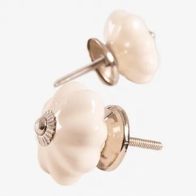 Set Van 2 Keramische Handgrepen Tova Gardenia Wit - Sklum