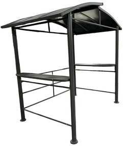 Ponta 2,4 x 1,5m metalen barbecue prieel Tuinpunt