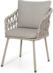 Tuinstoel Rope Zand/Beige Coco Oliva