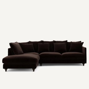 Fluwelen hoekslaapbank, Lazare