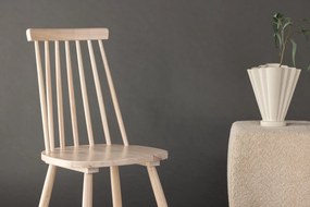 Jörn Eetkamerstoel - Johan - Taupe - Rubberhout - Jörn