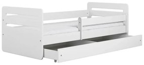 Peuter Wit  Eenpersoonsbed Kami - Voor kinderen Kinderen Peuter Junior 5056231742313 Children's Beds Home, 160x80, Nee, 10 cm schuim/kokos/boekweitmat