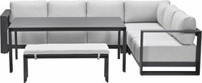Garden Impressions Malakka lounge dining set 6-delig - valley sand