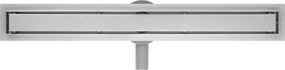 Saqu Twist douchegoot inzetbaar met tegel of meegeleverd rooster 80cm rvs