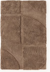 Pluizig hoog-laag vloerkleed Jade