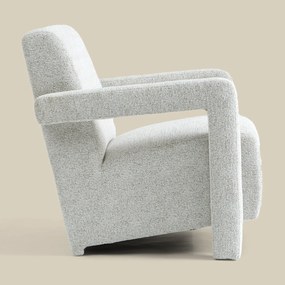 Japandi Fauteuil Creme Stof