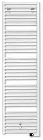 Vasco - Iris - HD-EL - zuiver elektrische handdoekradiator - staal - 1954x75cm - 1500W - wit 390075195el1000