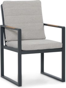 Tuinstoel Aluminium Grijs-antraciet Lifestyle Garden Furniture Alessio  antracite