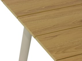 Tuinset 4 personen 180 cm Aluminium/rope Taupe Santika Furniture Santika